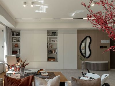 龙湖·天璞现代风格130平米装修案例