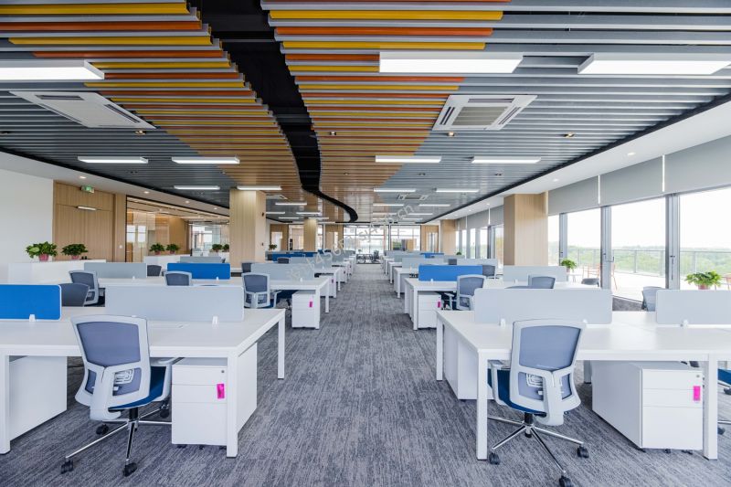 现代风格5223平米办公区装修效果图