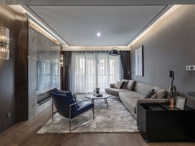 邦泰大观府140平米现代风格四室两厅装修案例