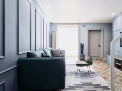 西巢小筑100㎡北欧三居装修案例