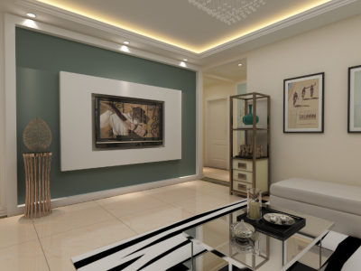 国美江天御府122平北欧风格装修案例