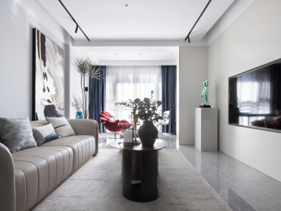 融景城馨苑128平现代风格装修案例