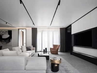 万科高新华府122平现代风格三居室装修案例