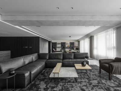 曲江美好时光146平简约风格四居室装修案例