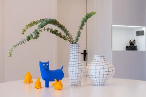 [达州博雅装饰]95平温馨时尚装修案例，克莱因点缀更时尚！