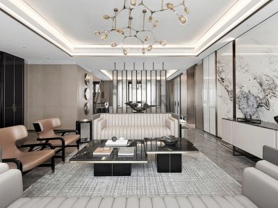 海伦国际220平中式风格别墅装修案例