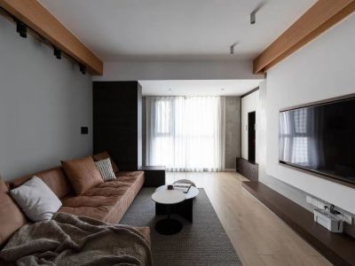 万科翡翠天誉80平简约风格二居室装修案例