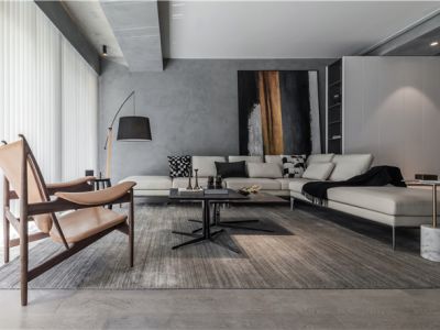 中华世纪城145平简约风格四居室装修案例