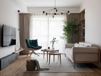 星河东悦湾106平米日式风格三室两厅装修案例