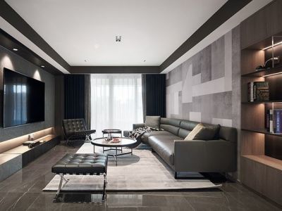 华发·四季雅筑现代风格109平米装修案例