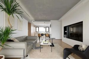 [太原鑫品尚装饰]140平现代风格装修案例，简洁素雅的空间氛围！