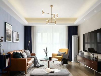 首开国风琅樾114平三居室北欧风格装修案例