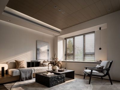 恒大绿洲88平简约风格二居室装修案例