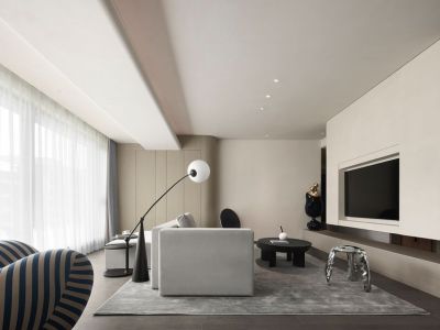 旭辉吴门里简约风格100平米装修案例