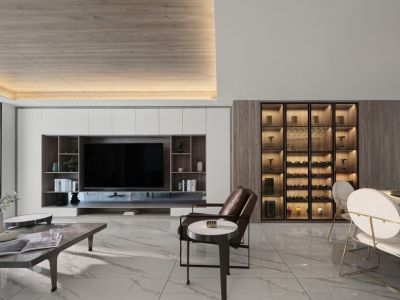 中海独墅云著现代风格118平米装修案例