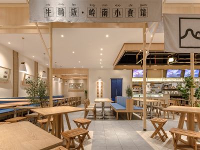 150平米现代快餐店装修案例