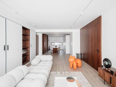 卓越浅水湾122平现代风格三居室装修案例