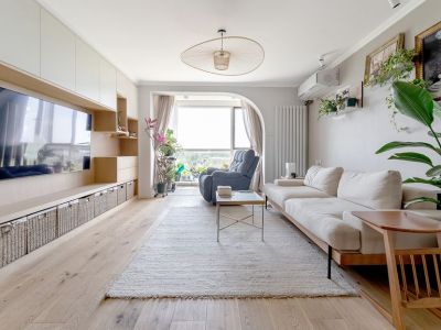 万科魅力之城123平北欧风格三居室装修案例