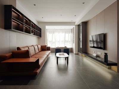 阳光城尚东湾112平现代风格三居室装修案例