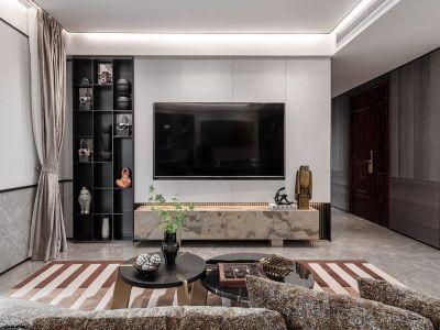 华发·四季雅筑现代风格114平米装修案例