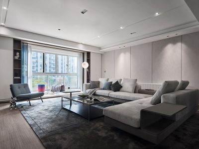 世纪金源·近湖源筑现代风格142平米装修案例