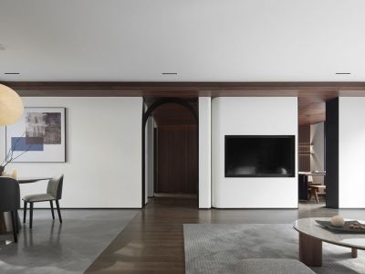 万科·玉玲珑现代风格123平米装修案例