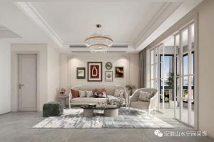 [山水空间装饰]125㎡美式风 | 素雅干净的空间，舒适度做到了生活