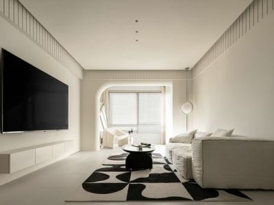 中海·星湖ONE简约风格100平米装修案例