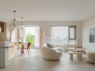 汉成天地132平简约风格三居室装修案例