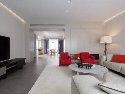 东方格兰维亚122平现代风格三居室装修案例