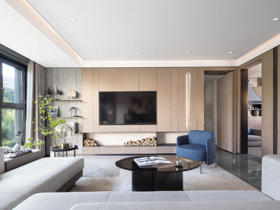 云麓湾现代风格145平米装修案例