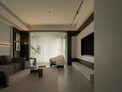 昆明金茂国际新城简约风格102平米装修案例