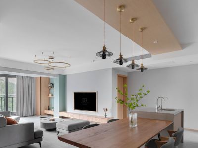 昆明金茂国际新城北欧风格103平米装修案例