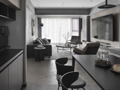 碧桂园南站新城简约风格117平米装修案例