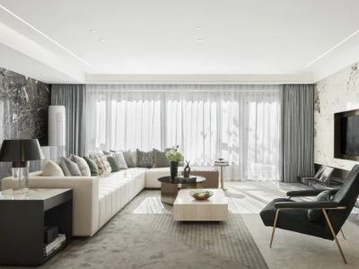 中洲南麓院现代风格129平米装修案例