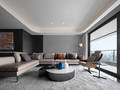 惠州曦江润府现代风格131平米装修案例