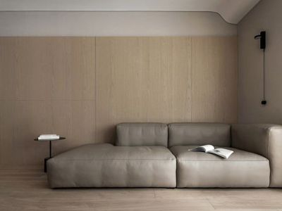 美的雍翠园简约风格109平米装修案例