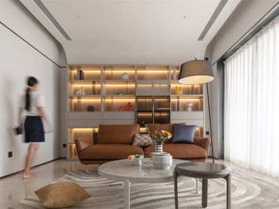 太铁佳苑102㎡三居室现代简约装修案例