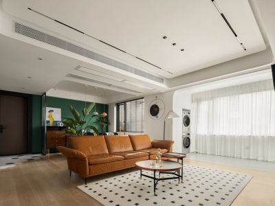 恒大御景湾115㎡三居室现代简约装修案例