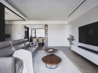 新城吾悦首府120平三居室现代简约装修案例