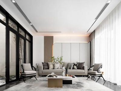 华发四季143平现代风格四居室装修案例