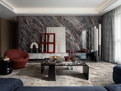 碧桂园·翠湖云顶现代风格133平米装修案例