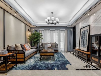 金隅大成郡135平米中式风格四室两厅装修案例