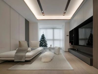 优越香格里123平简约风格三居室装修案例