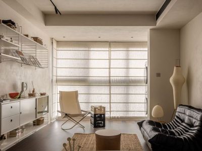 蔚然锦绣简约风格96平米装修案例