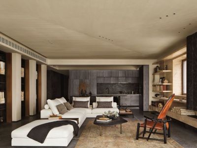 万科·保利·滨河湾花园现代风格140平米装修案例