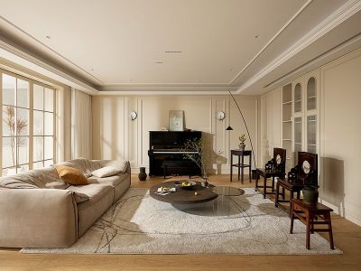 印象平江花园欧式风格134平米装修案例