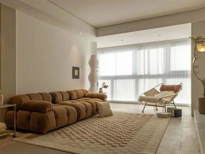 盛煌南城国际110㎡三居室现代混搭装修案例