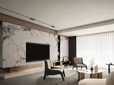 长江悦府现代风格148平米装修案例