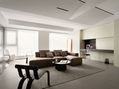 新江北孔雀城北欧风格118平米装修案例